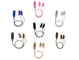 Verzameling Ear Gear Micro hoesjes in diverse kleuren – bescherming voor hoortoestellen tot 2,5 cm