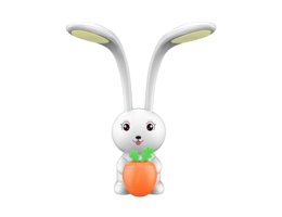 Maxcom LED Kinderlamp Charlie ML4910 Wit met Oren – Vooraanzicht