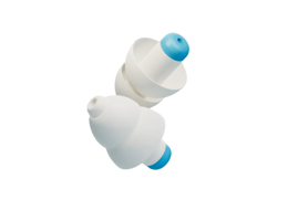 Close-up Alpine SwimSafe oordoppen. Comfortabele zwemoordoppen met filter