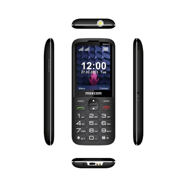Maxcom MM445 senioren mobiele telefoon 4G volledige weergave