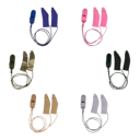 Ear Gear Original hoesjes met koord in meerdere kleuren – bescherming voor hoortoestellen van 3,18 tot 5,08 cm