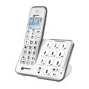 Handset van de Geemarc AmpliDect 295 Foto Tweede Kans met grote toetsen, helder scherm en luid instelbaar geluid.
