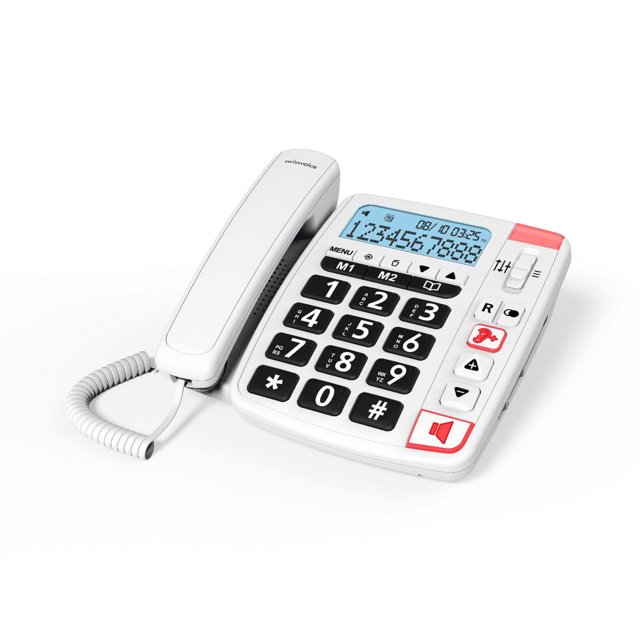 Swissvoice Xtra 1150 vaste seniorentelefoon met grote toetsen en versterkt geluid Swissvoice Xtra 1150 vaste seniorentelefoon met grote toetsen en versterkt geluid