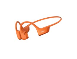 Voorzijde van de Shokz OpenRun Pro 2 Oranje Hoofdtelefoon – lichtgewicht bone conduction sportkoptelefoon in oranje – HearPlanet