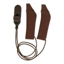 Ear Gear FM, donkerbruin met koord Ear Gear FM, donkerbruin met koord