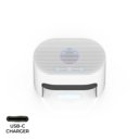 Flowmed Dry-Cap UV 3.1 droogkap bovenaanzicht met blauwe LED-verlichting en ventilatieopeningen