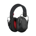 Alpine Defender zwart comfortabele gehoorbescherming in zijaanzicht