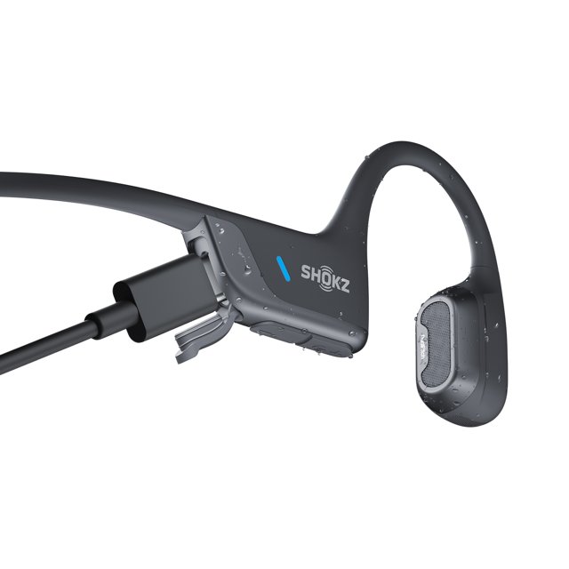 Shokz OpenRun Pro 2 zwart met waterbestendige USB-C oplaadpoort – IP55 zweetbestendig – HearPlanet Shokz OpenRun Pro 2 zwart met waterbestendige USB-C oplaadpoort – IP55 zweetbestendig – HearPlanet