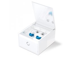 PerfectClean hoortoestel reiniger met open klep – Efficiënte UV-drogen & bacteriedoding