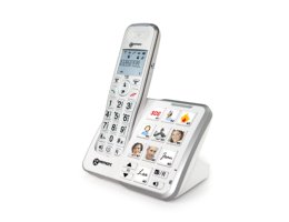 Geemarc AmpliDect 295 Foto Tweede Kans Telefoonset – Draadloze telefoon met foto-geheugen en antwoordapparaat, ideaal voor senioren en slechthorenden