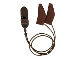 ear gear mini curved bruin, met koord