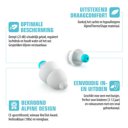 Infographic Alpine Pluggies Kids – Optimale bescherming tegen lawaai en water Infographic Alpine Pluggies Kids – Optimale bescherming tegen lawaai en water