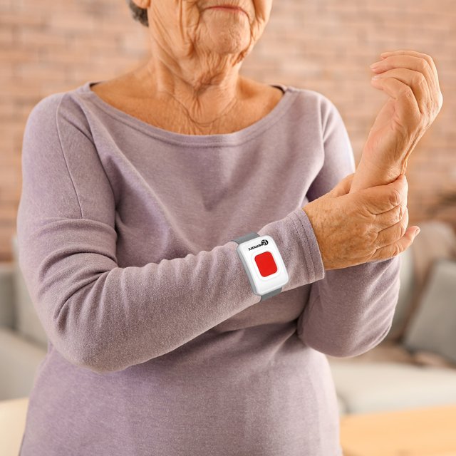 Geemarc CL9000 4G huistelefoon via simkaart + SOS armband