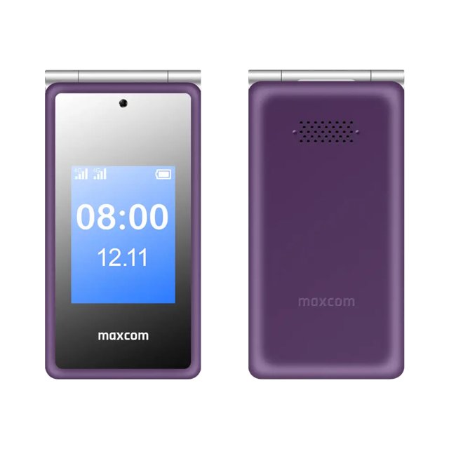 Maxcom senioren mobiele telefoon MM835 4G paars Maxcom senioren mobiele telefoon MM835 4G paars