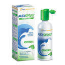 Audispray oorreiniger 50ml voor volwassenen vanaf 12 jaar met verpakking en groene doseerdop tegen oorsmeer