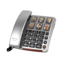 Amplicomms BigTel 40 Plus Zilver Tweede Kans zijaanzicht senioren telefoon