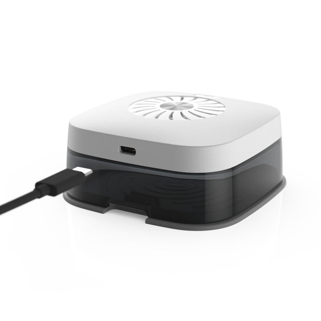 Flowmed Dry-Turbo CD 2.1 droogbox met USB-C aansluiting achteraanzicht van het apparaat Flowmed Dry-Turbo CD 2.1 droogbox met USB-C aansluiting achteraanzicht van het apparaat