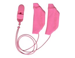 Ear Gear Cochlear roze met koord