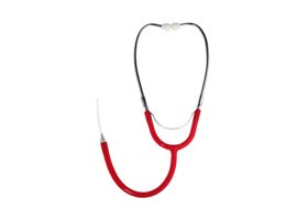 Stetoclip Rood – Auscultatieset voor Hoortoesteldragers | Medisch Hulpmiddel