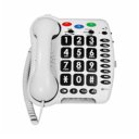 Geemarc CL100 vaste seniorentelefoon met grote contrastrijke toetsen, noodknoppen en visuele oproepindicator Geemarc CL100 vaste seniorentelefoon met grote contrastrijke toetsen, noodknoppen en visuele oproepindicator