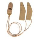Beige Ear Gear Original met bevestigingskoord – veilige oplossing voor grotere hoortoestellen